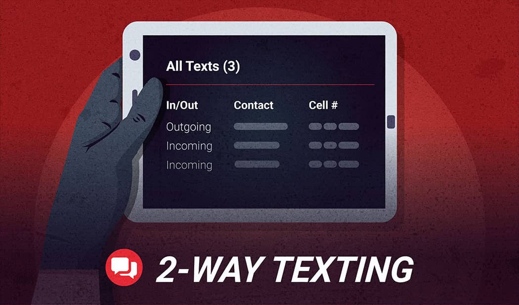 image of two way text messaging